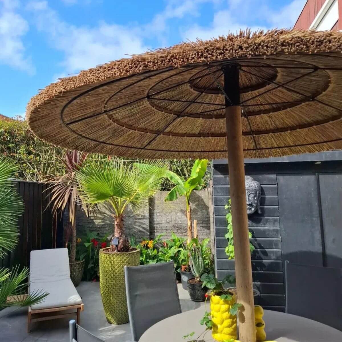 Rieten Parasol Zanzibar