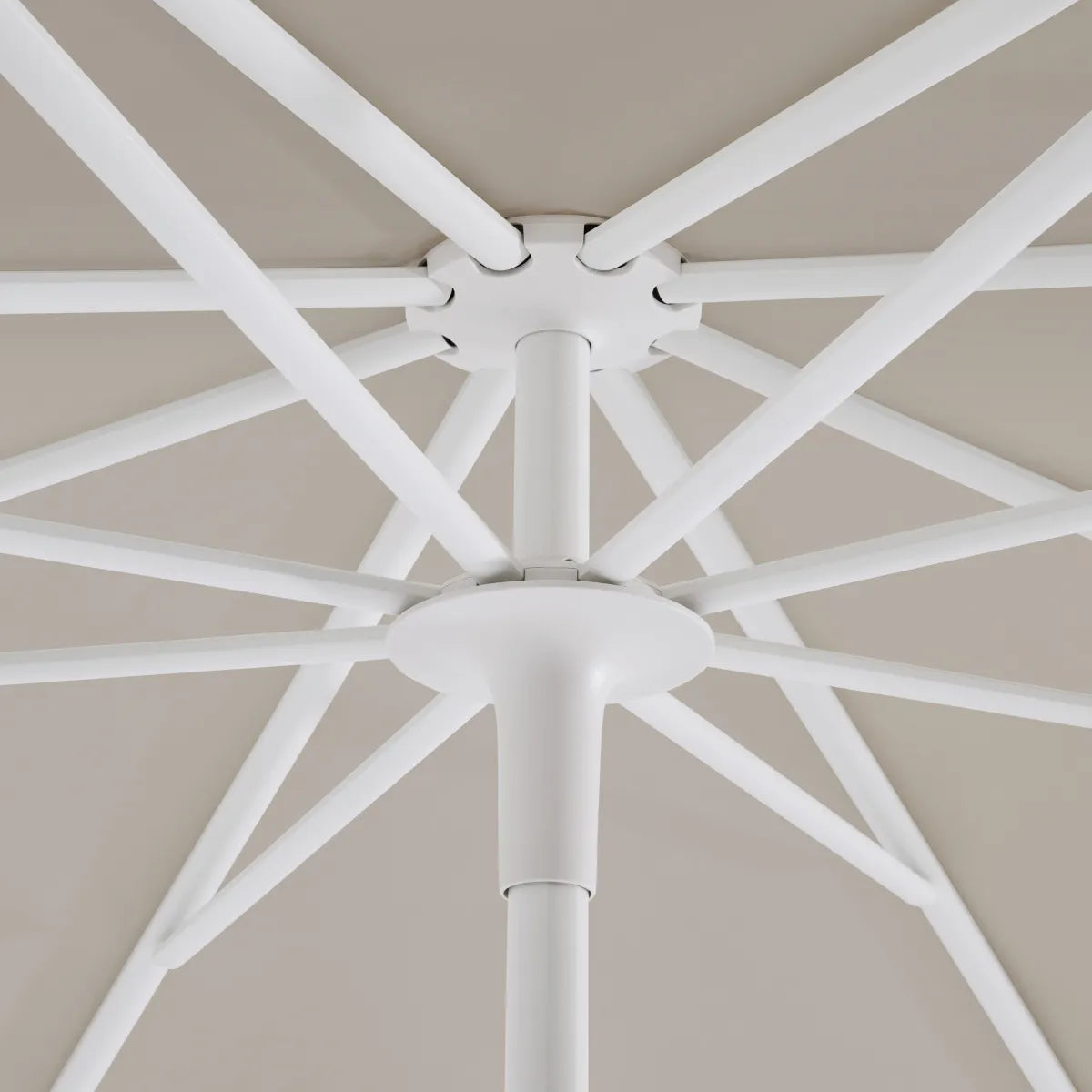 Glatz Smart Ø 300 cm - Mat Wit Frame