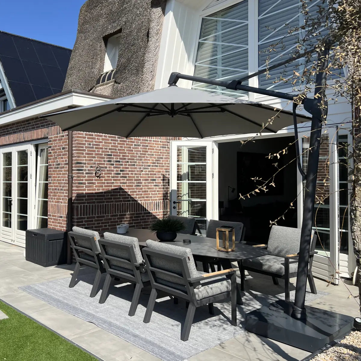Glatz Sombrano S+ 300 x 300 cm - Aluminium Frame