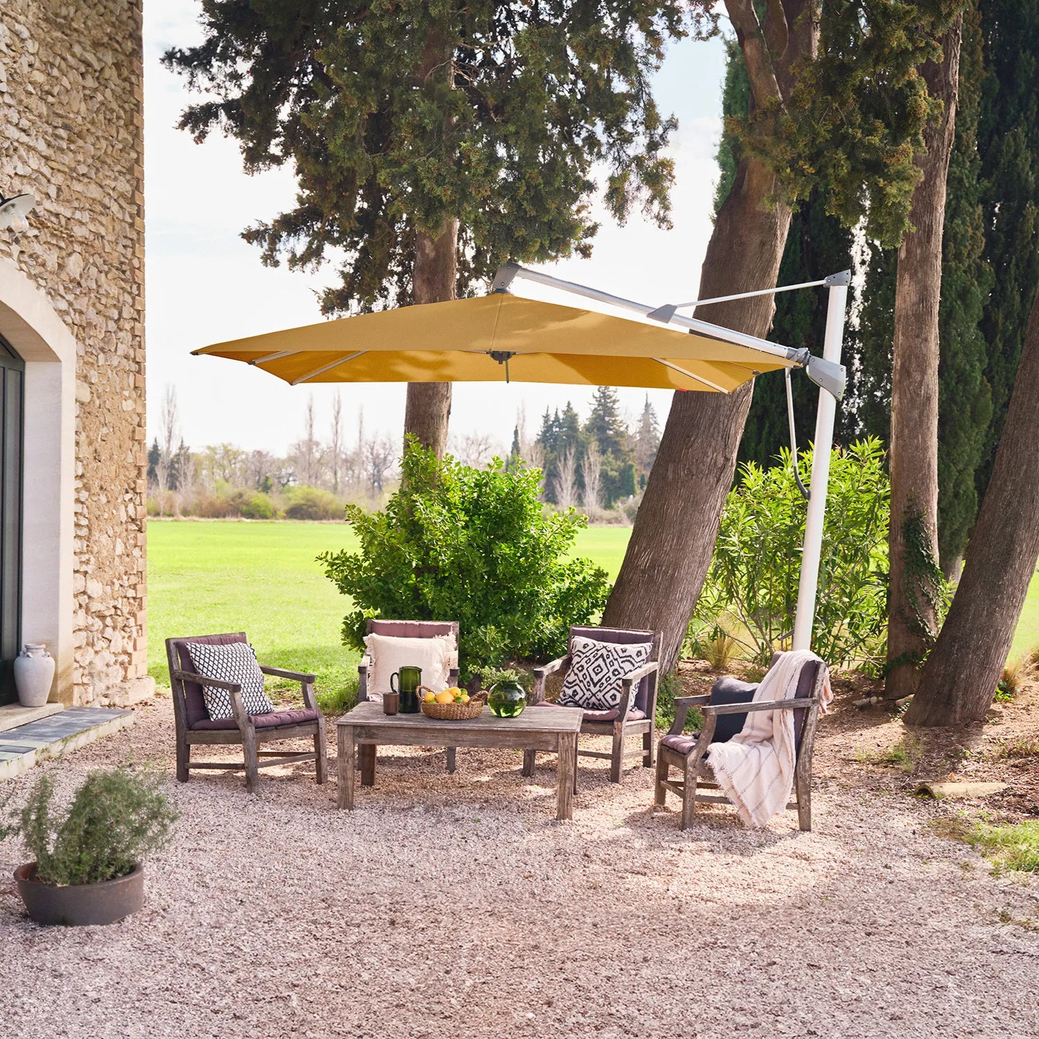 Glatz Sombrano S+ 350 x 350 cm - Aluminium Frame