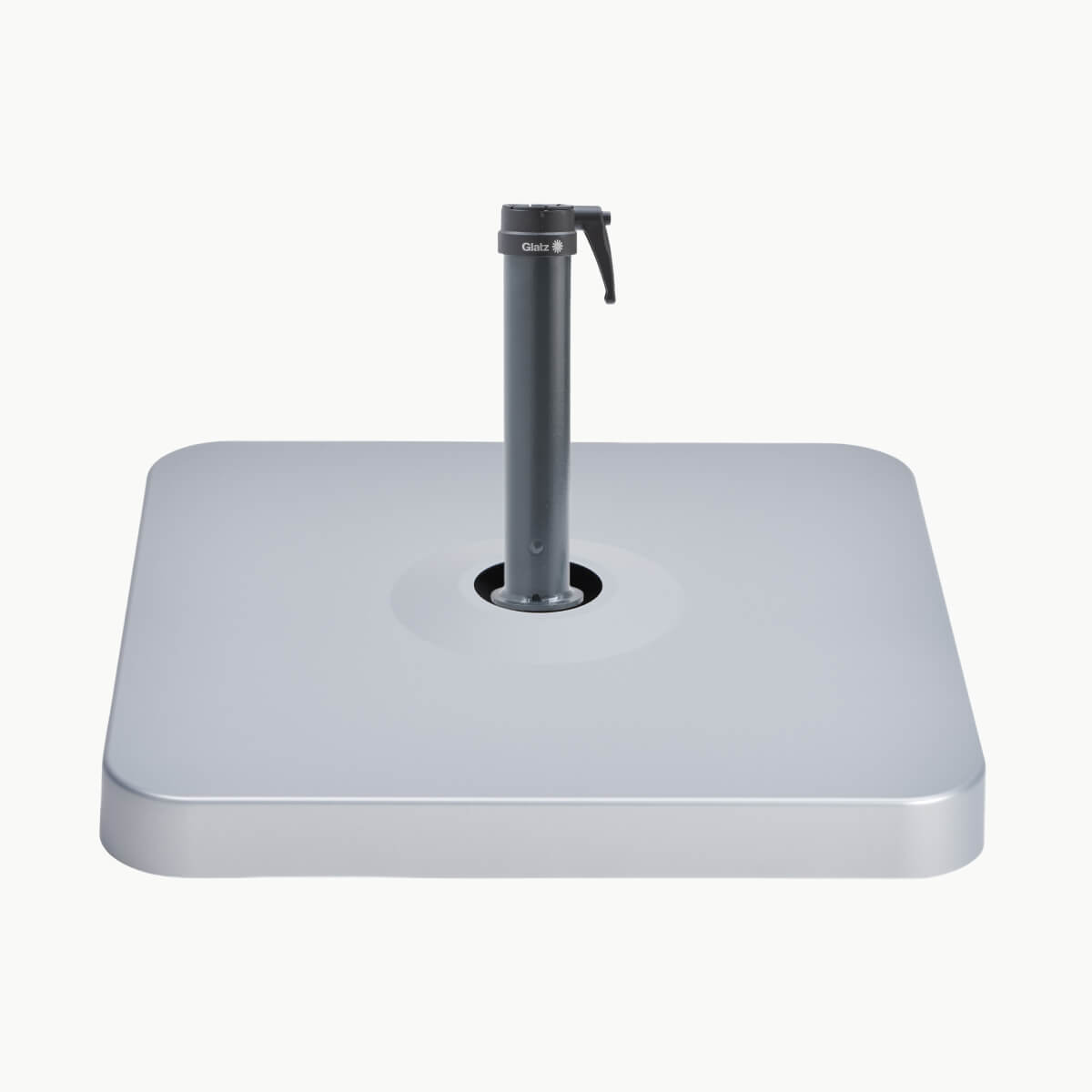#kleur_antraciet met afdekplaat aluminiumlook