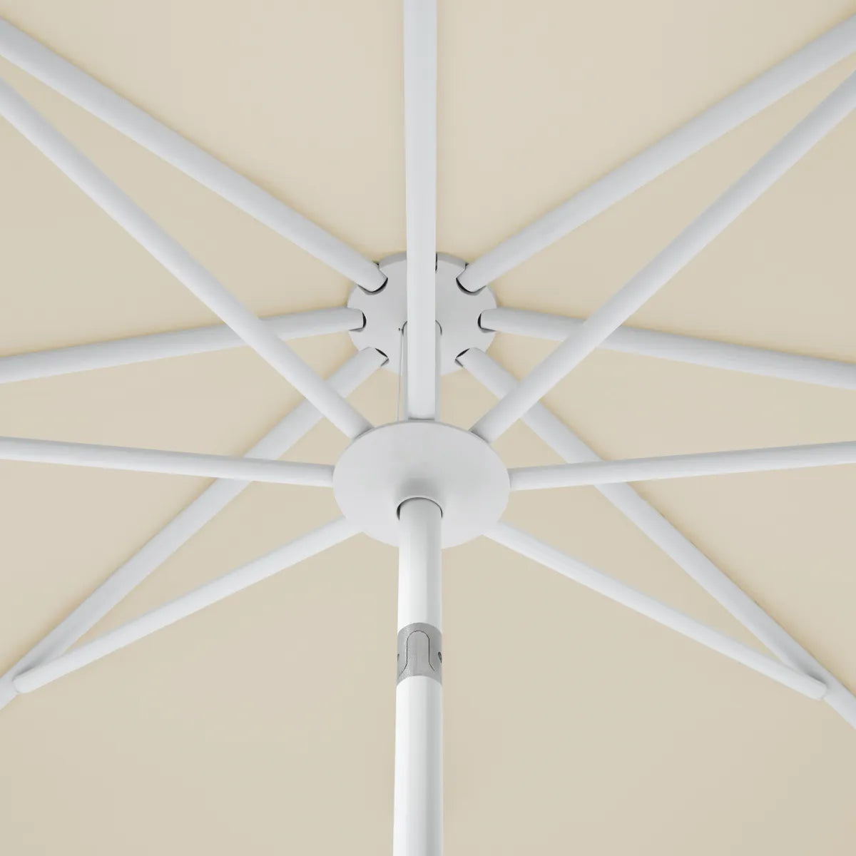 Glatz Twist Ø 330 cm - Mat Wit Frame