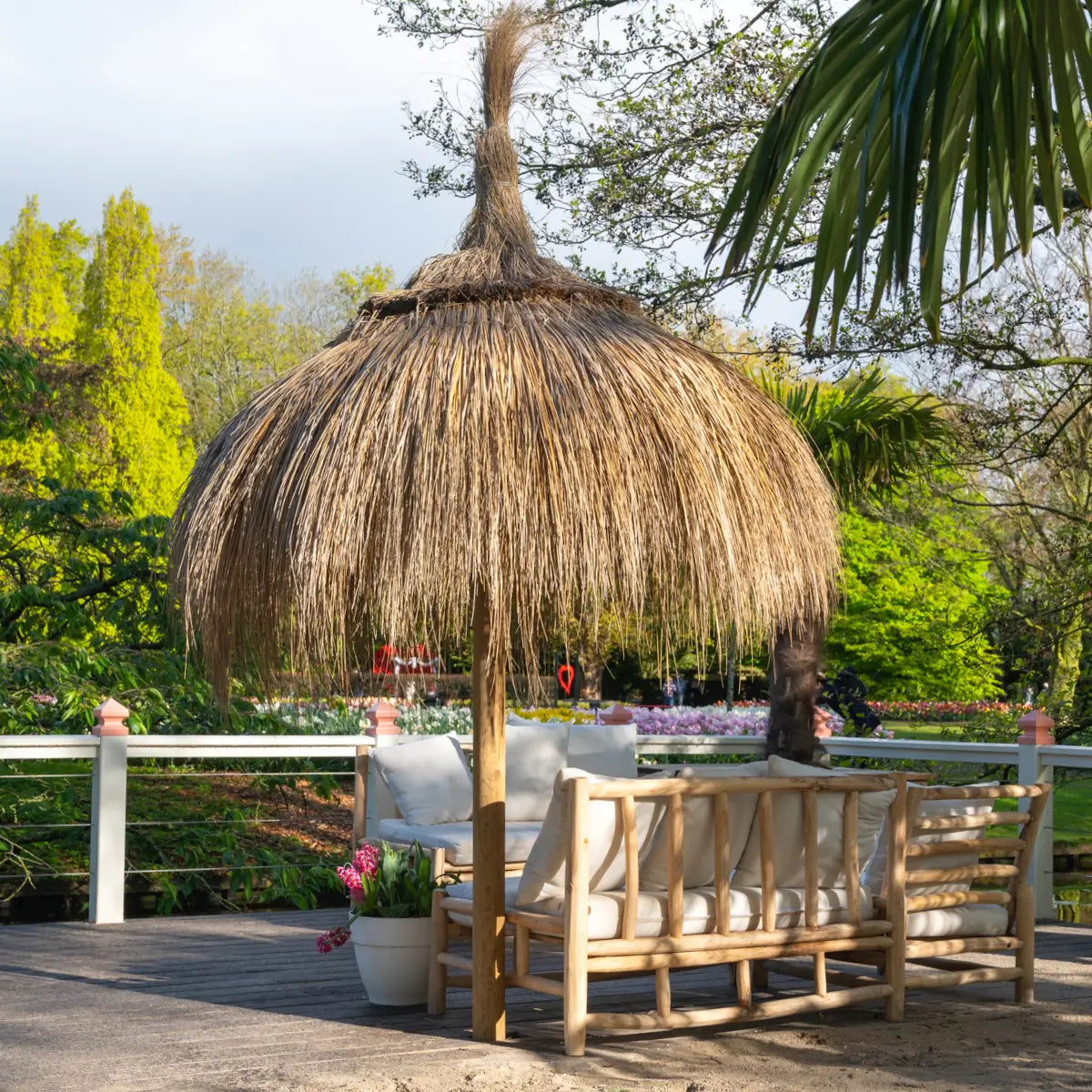 Rieten Parasol Playa