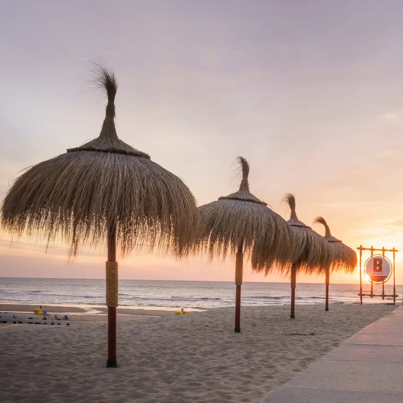 Rieten Parasol Playa