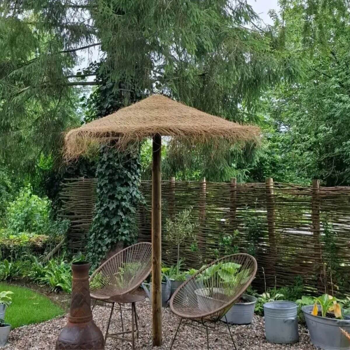 Rieten Parasol Costa