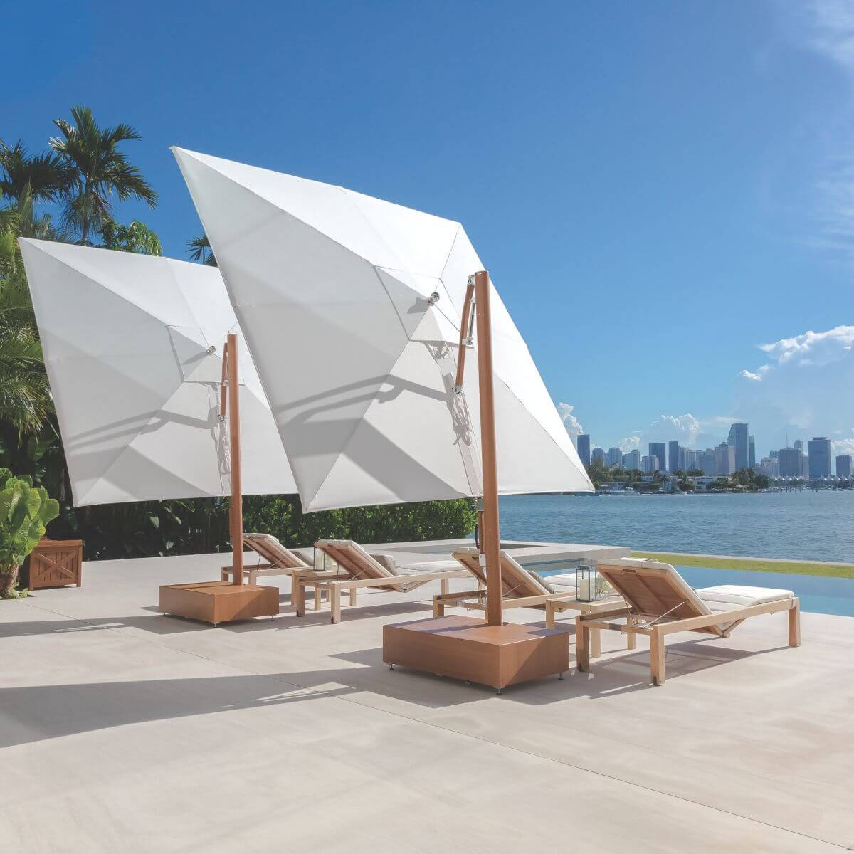 Tuuci Ocean Master Max Classic Cantilever - Light, Heating & Automation 400 x 400 cm